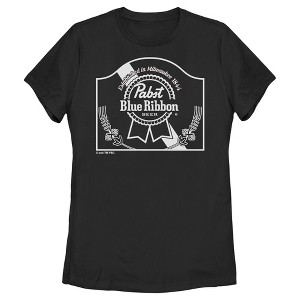 Women's Pabst Vintage Sign White Logo T-Shirt - 1 of 4