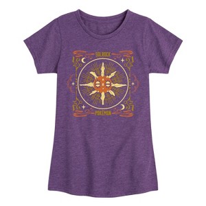 Girls' - Pokémon - Solrock Celestial Fitted Short Sleeve Graphic T-Shirt - 1 of 4