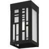 Livex Lighting Malmo 1 - Light Wall Light in  Textured Black - 3 of 4