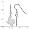 Black Bow Jewelry Sterling Silver Texas A&M Aggies NCAA Dangle Earrings - 2 of 3