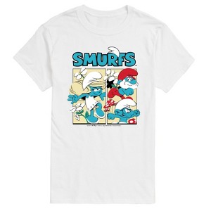 Men's - Smurfs - Grid Short Sleeve Graphic T-Shirt - 1 of 4