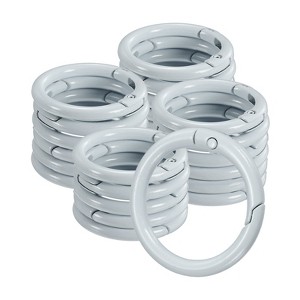 Unique Bargains Metal Spring O Rings Zinc Alloy Durable Multipurpose Lightweight Buckle - 1 of 4