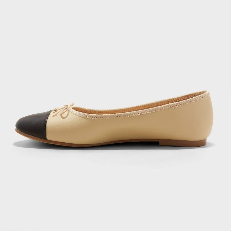Women's Janie Ballet Flats with Memory Foam Insole - A New Day™, 3 of 10