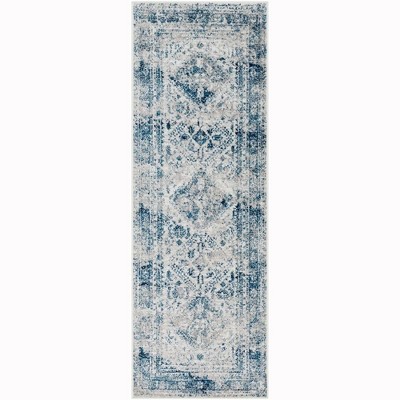 Mark & Day Jules 2'7"x7'3" Runner Woven Indoor Area Rugs: Stain-Resistant, Pet Friendly, Traditional Medallion Design