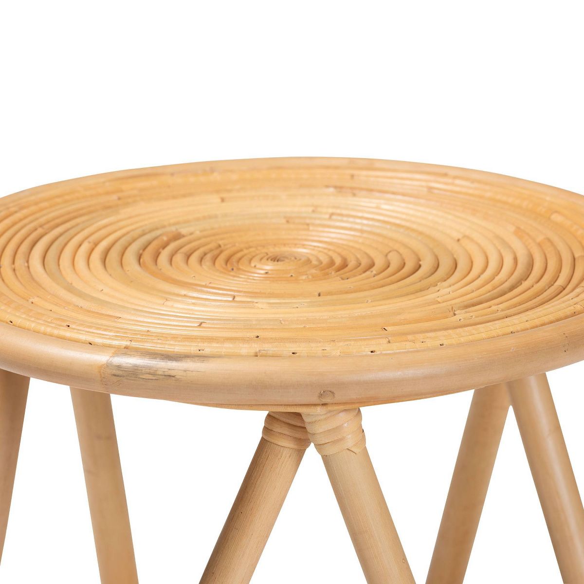 Rinjani Rattan End Table Natural/Brown - bali & pari - thumbnail 4