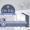 Prominence Home Eaton Ridge 2 Light Industrial Bathroom Vanity with Clear Glass, Damp Rated for High Moisture Areas, Quick Install, Brushed Nickel - 4 of 4