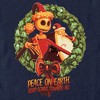 Men's The Nightmare Before Christmas Christmas Jack Peace on Earth Good Scares Towards All T-Shirt - 2 of 4