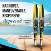 O'Brien Watersports 2191106 Adult 68 inches Performer Combo Water Skis Sizes 7-13, Yellow and Black - 2 of 4