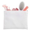 Bright Creations 6 Pack Blank Canvas Travel Makeup Bag with Zipper, Cosmetic Bag Organizer for Purse, 12 x 9 In - 4 of 4