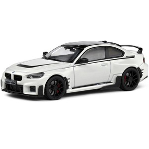 2023 BMW M2 M Performance (G87) Alpine White with Black Top 1/43 Diecast Model Car by Solido - 1 of 1