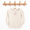 The Juniper Shop Embroidered Smiley Face Outline Toddler Hoodie - 2 of 4