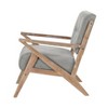 CAVINAS Polyester Accent Chair with Tufted Back and Rubberwood Legs,Modern Upholstered Living Room Chairs,Reading Chairs for Living Room - 4 of 4