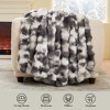 Amelie Home Luxe Faux Fur Throw Blanket – Cozy Bubble Texture for Sofa, Bedroom, or Living Room - 2 of 4