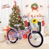 Safstar Kids Bike, 18 Inch Girls Bike for Toddlers w/Training Wheels, Handbrake & Coaster Brake, Steel Frame, Fully Enclosed Chain, Gift for Girls 3-8 - 4 of 4