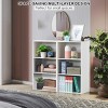 Costway 2 PCS 3 Tier Open Shelf Bookcase Multi-functional Storage Display Cabinet White - image 3 of 4