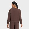 Women's Airy Sleek Ribbed Crewneck Sweatshirt - All In Motion™ - 2 of 4