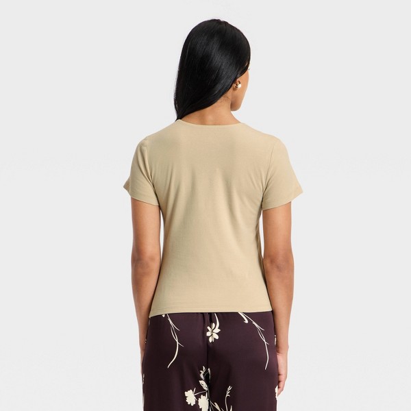Playera tipo polo de manga corta para mujer - A New Day™ 2