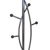 Proman Products Silver Tree Coat Rack Walnut: Metal Frame, 7 Hooks, 68" Tall, Freestanding Design - 4 of 4