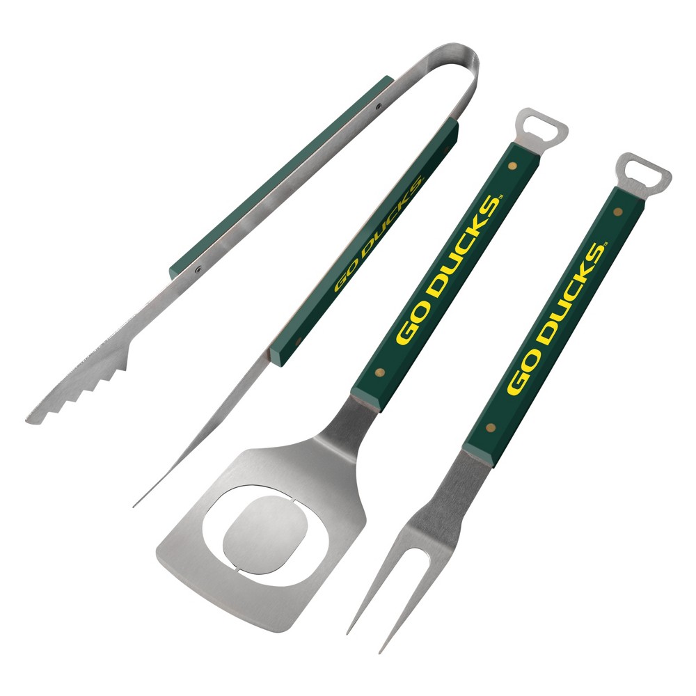 Photos - BBQ Accessory NCAA Oregon Ducks Spirit Series 3pc BBQ Set