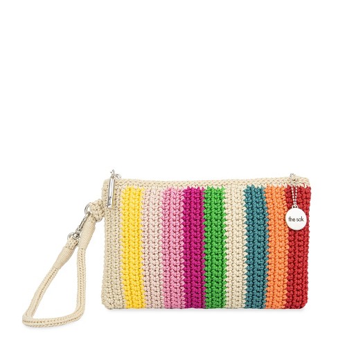 The Sak Women's Vita Crochet P Wristlet, Beach Stripe : Target