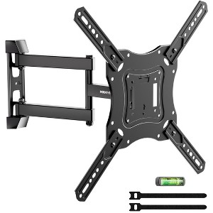 Mount-It! Full Motion TV Wall Mount Monitor Wall Bracket with Swivel and Articulating Tilt Arm, Fits 23 - 55 Inch LCD LED OLED Flat Screens, 66 Lbs - 1 of 4