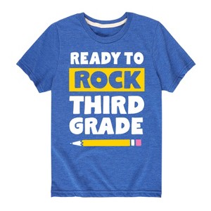 Boys' - Instant Message - Ready to Rock Third Grade Short Sleeve Graphic T-Shirt - 1 of 4