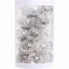 GAOMON 25 Pcs Christmas Ball Ornaments, 2.36 Inch Clear Sliver Christmas Tree Decorations - 2 of 4