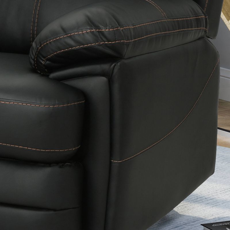 Elodie Leather Swivel Power Recliner - Christopher Knight Home, 5 of 8