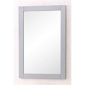 Elegant Lighting Saturn 22 In. Contemporary Furniture: Mirror In Light Grey - 1 of 4