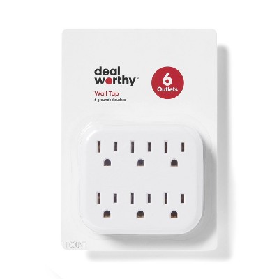 6 Outlet Wall Tap White - Dealworthy™