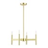 Livex Lighting Copenhagen 4 - Light Chandelier in  Satin Brass - 2 of 4