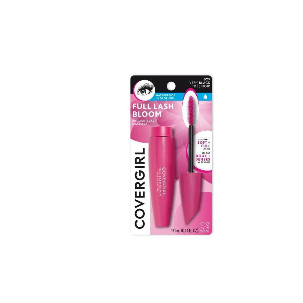 Photos - Mascara CoverGirl Full Lash Bloom Waterproof  - 826 Very Black - 0.44 fl oz Water Resistant Very Black 