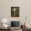 Art Remedy Jean Baptiste Chardin - A Vase of Flowers Classical vintage floral vase wall art Framed - 2 of 4