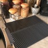 LunaLulinlk 2Pcs Drain Mat, Rectangel Silicone Mat ,Rectangle Silicone Drain Mat Drying Dishes Pad Heat Resistant Slip-proof Tray - 3 of 4