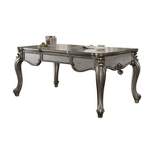 Versailles Executive Desk Antique Platinum - Acme Furniture
