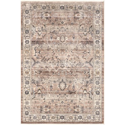 Nuloom Sorsha Persian Traditional Fringe Indoor Area Rug, 4' x 6', Rust
