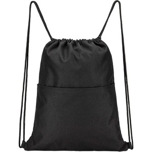 Drawstring Backpack is a must-have for outdoor hiking/fitness, with a simple design and strong waterproof - 1 of 4