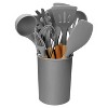 LunaLulinlk Gray 11Pcs Silicone Cooking Utensil Set - 3 of 4