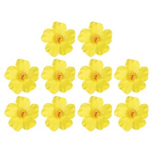 Unique Bargains Hawaiian DIY Decorative Party Artificial Flower 10 Pcs - 1 of 4