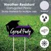 Big Dot of Happiness Purple Grad - Best is Yet to Come - 2 Grad Party Arrows and 1 Welcome/Thank You Lawn Sign - Double Sided Yard Sign Set - 3 Pieces - 3 of 4