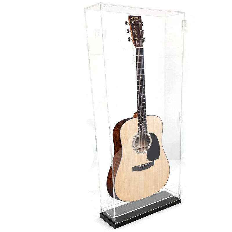 OnDisplay Deluxe Acrylic Wall Mounted/Tabletop UV-Protected Acoustic Guitar Display Case w/Lights, 3 of 11