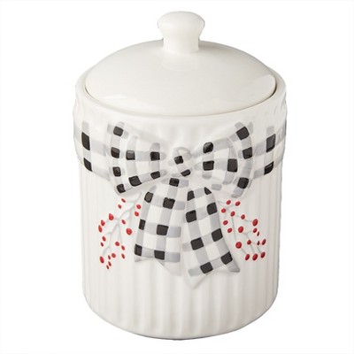 The Lakeside Collection Plaid and Berries Kitchen Canister - — фото 2