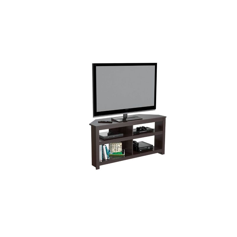 Corner TV Stand for TVs up to 60&#34; Espresso - Inval, 4 of 9