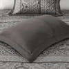 ChicFurnit Bedding Set Jacquard Bedspread with Leaf Motifs and Decorative Pillows for Elegant Bedroom, Multicolored, 15.35"*17.72"*11.42" - 3 of 4