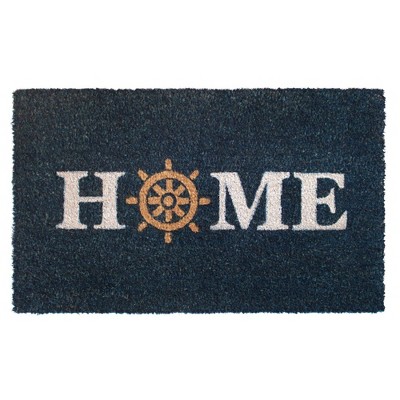 Tufted Home with Anchor Doormat White - Raj