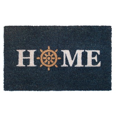 Tufted Home with Anchor Doormat White - Raj