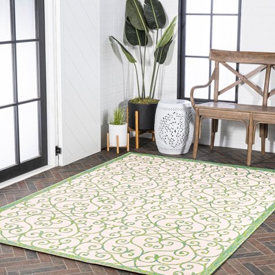 Handmade Geometric Gray Synthetic 4'x6' Easy-Care Area Rug