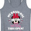 Women's - Disney - My Brain Too Many Tabs Graphic Racerback Tank - 2 of 4