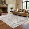 Area Rug Vintage Boho Rugs, Washable Print Indoor Rug Traditional Decorative Floor Carpet Non Slip Carpet Rug for Living Room Bedroom Entryway - 2 of 4