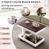 NicBex Modern Multifunctional Storage End Table with Lift Top & Adjustable Shelf & Wheels,Small Side Table for Bedroom,Living Room - 3 of 4